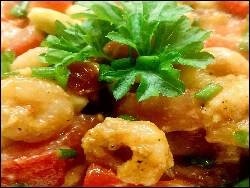 Avocado-Shrimps-Salat