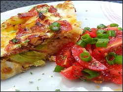 Blumenkohl-Lauch-Frittata
