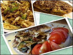 Dorade in Kräuter-Öl-Panade mit Fenchel-Zucchini-Salat