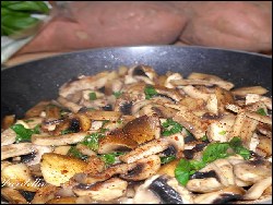 Pilze in Butter