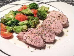 Schweinefilet mit Brokkoli