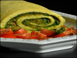 Spinat-Lachs-Wrap